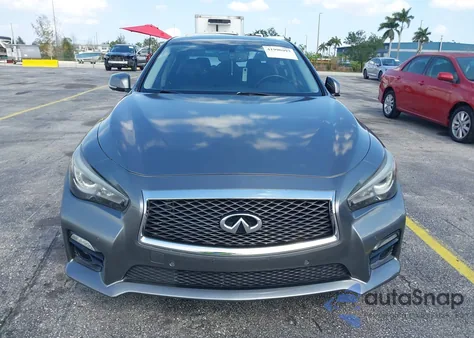 2015 Infiniti Q50 Sport from USA, damaged, VIN JN1BV7AR3FM390743